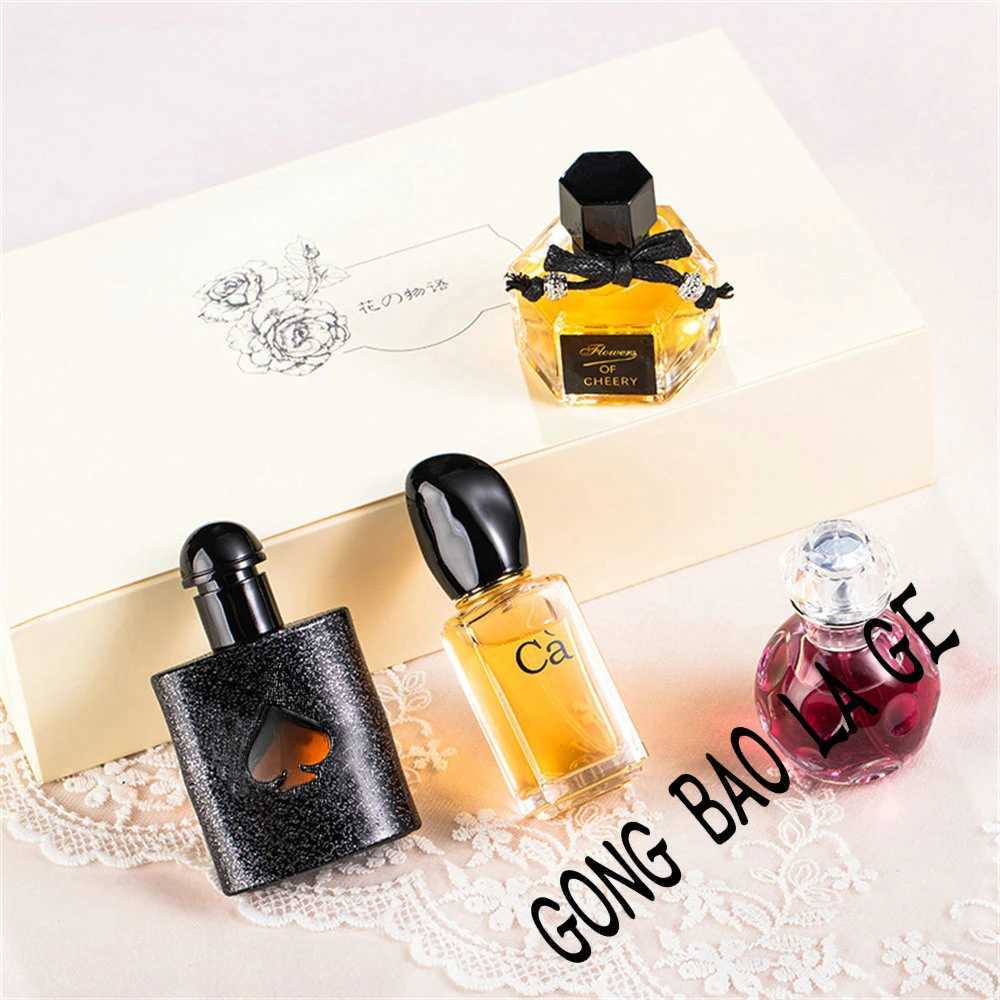 Luxury Brand Perfume Women 100ml Gift Box 4PCS Set Lasting Fragrance Pheromone Perfumes Feminino Floral Scent Spray Men CologneXJ250220