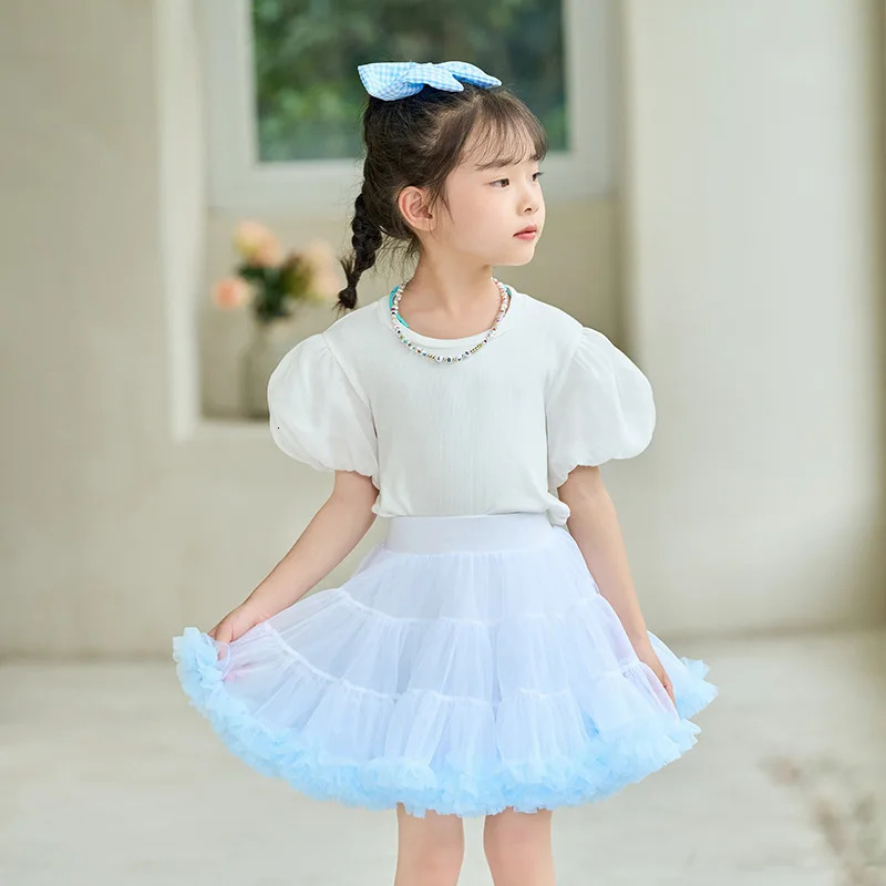 Girls Tulle Skirt Baby Girl Clothes Tutu Pettiskirt Skirt Fashion Girl Clothes Princess Skirts Skirt for Girls Clothing 250220