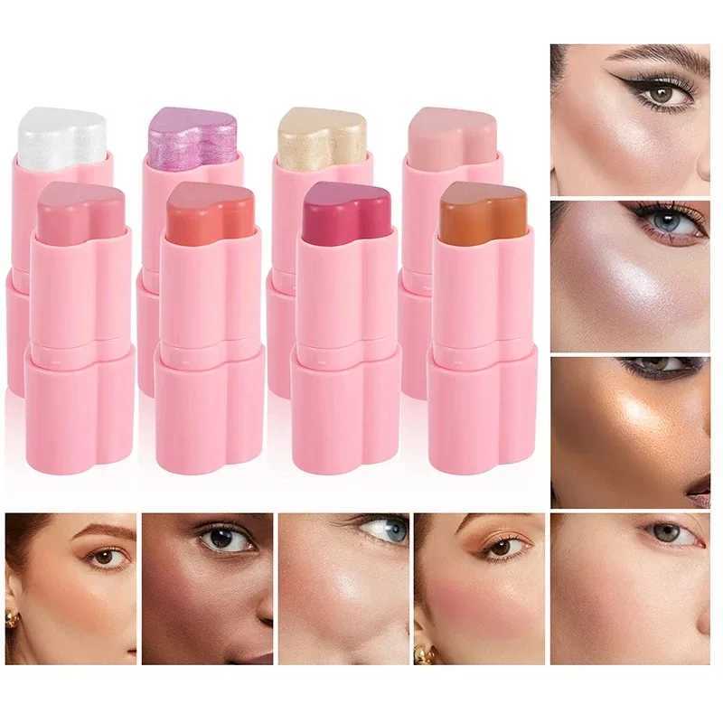 Matte Shiny Glitter Ber Stick Multifunction Brightening Face Highlight Cosmetics Durble Waterproof Sweatproof B MakeupW250220
