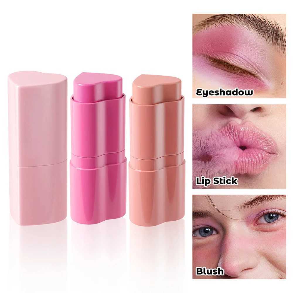 B Stick 3 in 1 Makeup Long-Lasting Waterproof Simple High-End Lip Cheek Tint High Pigment Hydrating Pink Ber WholesaleW250220