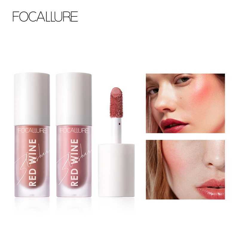 FOCLARURE Liquid Ber 4 Colors Natural Makeup Facial B Long lasting Matte Makeup Hangover Red Wine B Korean MakeupW250220