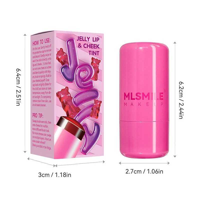 Multi-Use Crystal Jelly B Stick Moisturizing Lip Cheek Tinted Balm Lasting Matte Natural Rouge Rubber Brighten Contour MakeupW250220