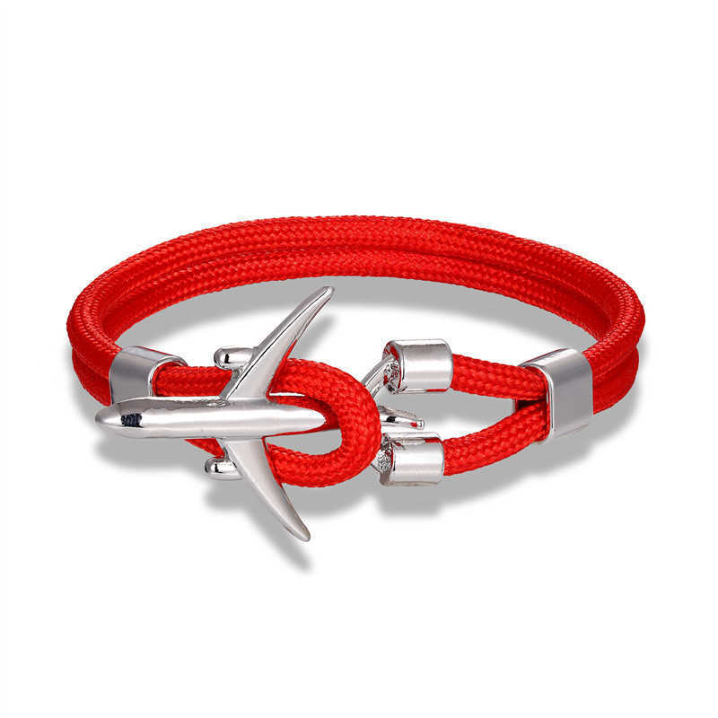 Charm Bracelets Fashion jewelry popular jewelry fashion mens Polyester 550 umbrella rope aircraft Bracelet H25220