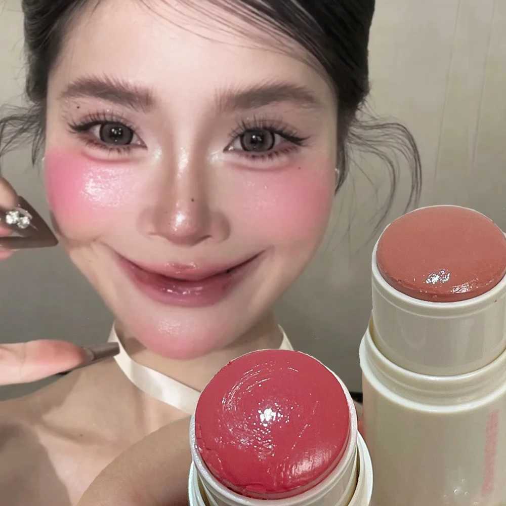 Water Light Rouge B Stick Waterproof Natural Cheek Ber Cream Low Saturated Brightening Korean Face Highlighter MakeupW250220