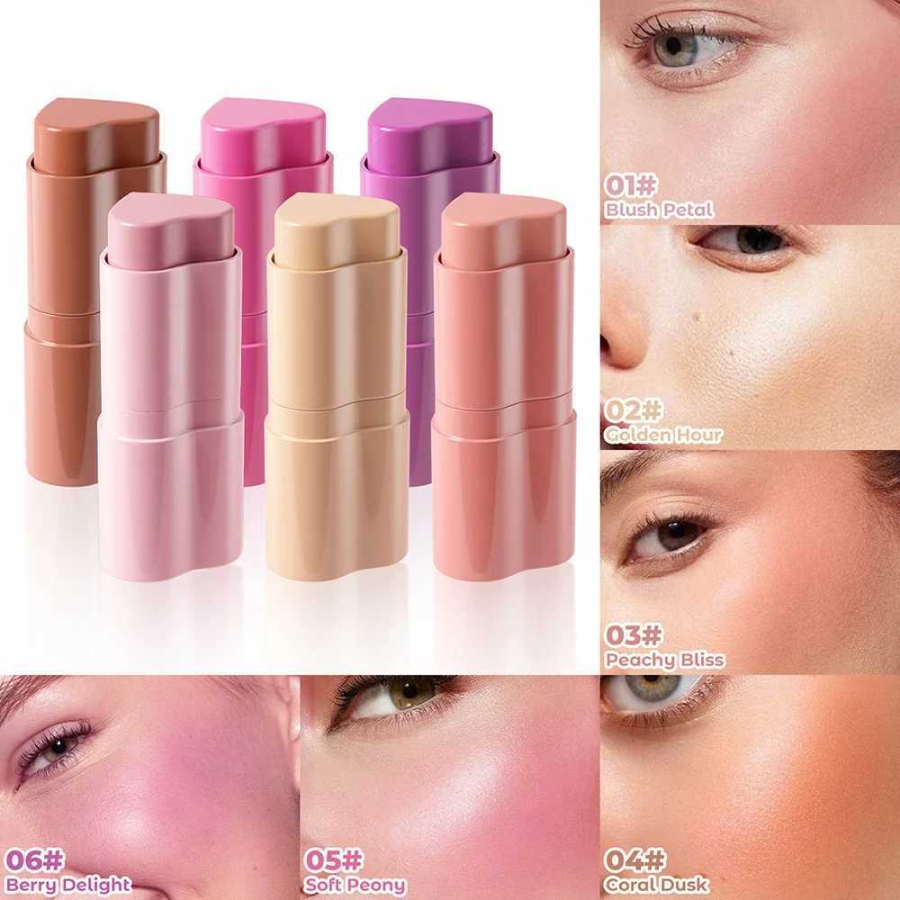 B Stick 3 in 1 Makeup Long-Lasting Waterproof Simple High-End Lip Cheek Tint High Pigment Hydrating Pink Ber WholesaleW250220