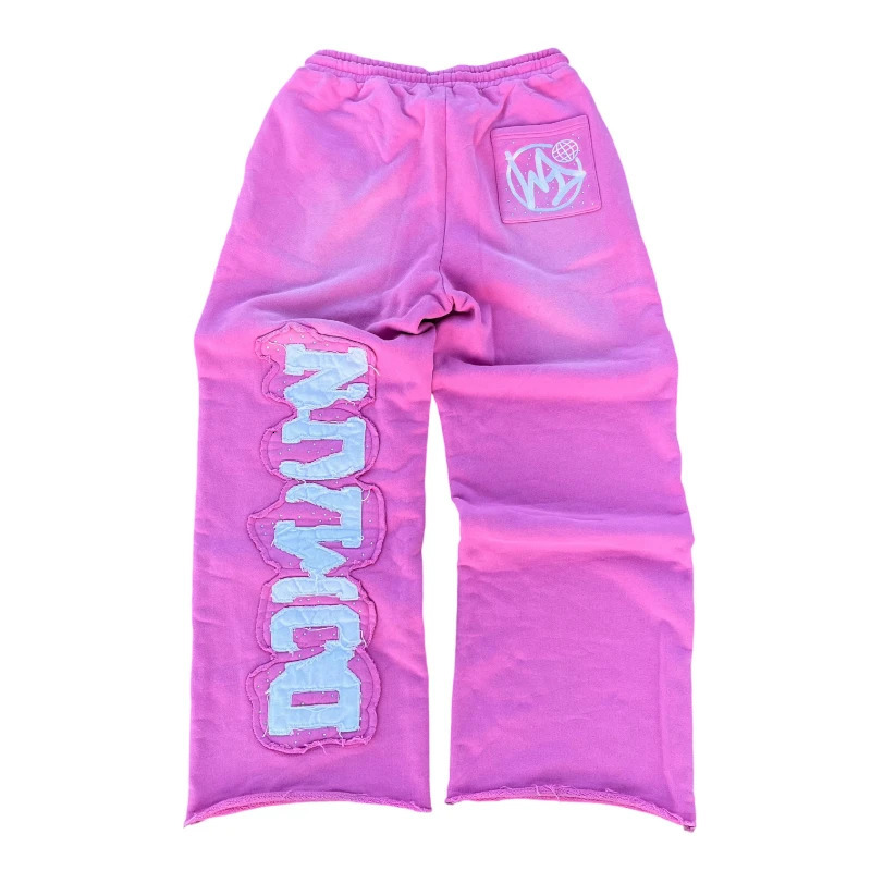 Wealth Gemstone Sweatpants Y2K Embroidered s Diamond Decoration Women Men Streetwear Retro Heavyweight Loose Casual Pants 250220