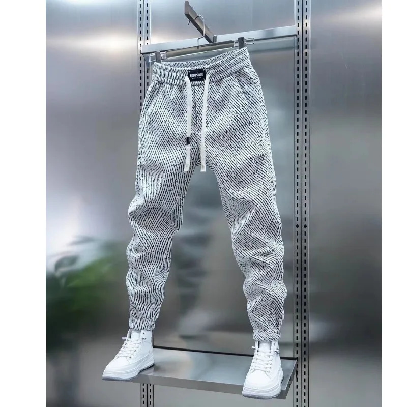 Trousers Man Pants for Men Mens Sweatpants Y2k Clothes Big Size Sport Gym Sports Clothing Winter Workout Baggy Wide 250219