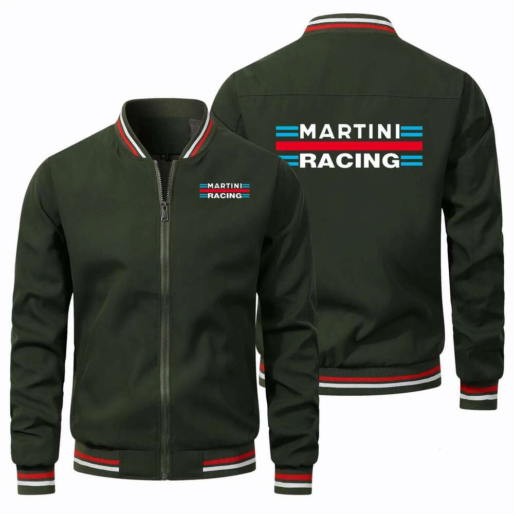 Men's Martini Running Jacket, Pilot Jacket, Spacious, Comfortable, Waterproof, Hip Hop Street, Large Size, High Quality, New, 2024