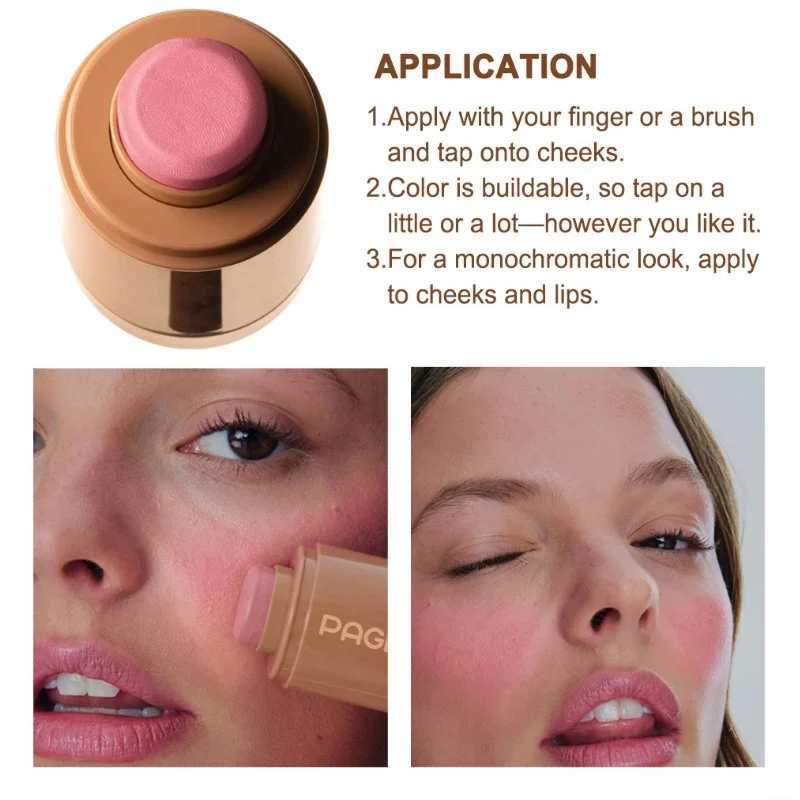 6 colors of nourishing and moisturizing pocket B stick lip and cheek moisturizing stick highlights creating bright natural moisturizing cosmeticsW2502