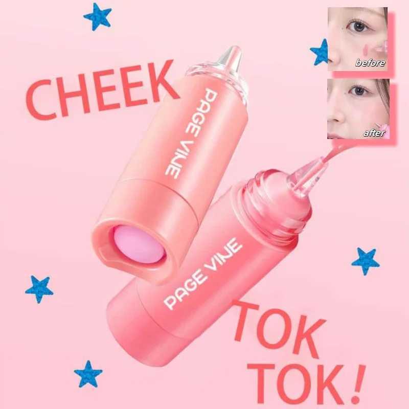 Push-type Liquid B Brighten Whiten Natural Rouge Moisturize Multifunctional Matte Lipstick Shadow Cheek Spot Coating BW250220