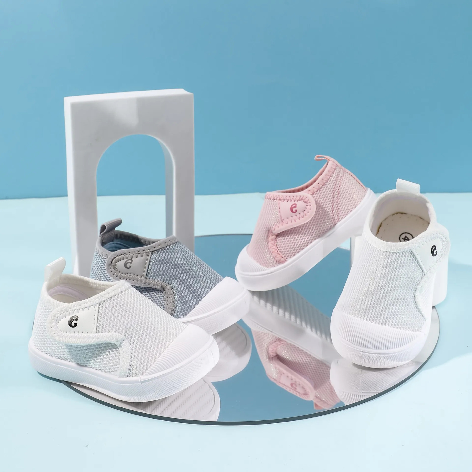 Baby Walking Shoes Baby Walking Shoes Girls Boys Shoes Casual Mesh Breathable Non-slip Soft Bottom Children Indoor Shoes 250219