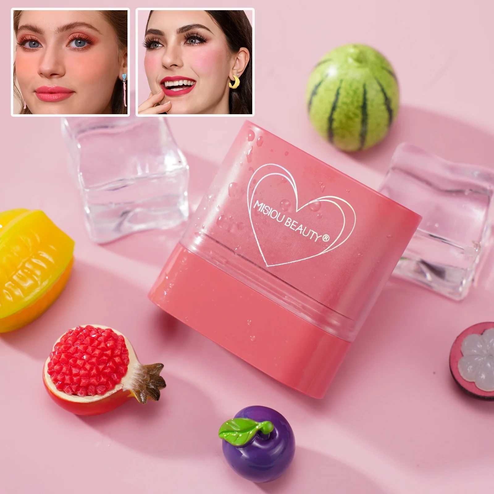 Multi purpose makeup B stick 2-in-1 lipstick B and lipstick stick waterproof solid natural matte colored moisturizing stickW250220