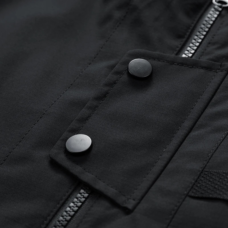 Spring Men Jacket Windbreaker Waterproof Plus Size 6XL 7XL 8XL Oversize Black Camping Coats Loose Male Thin Softshell 250218
