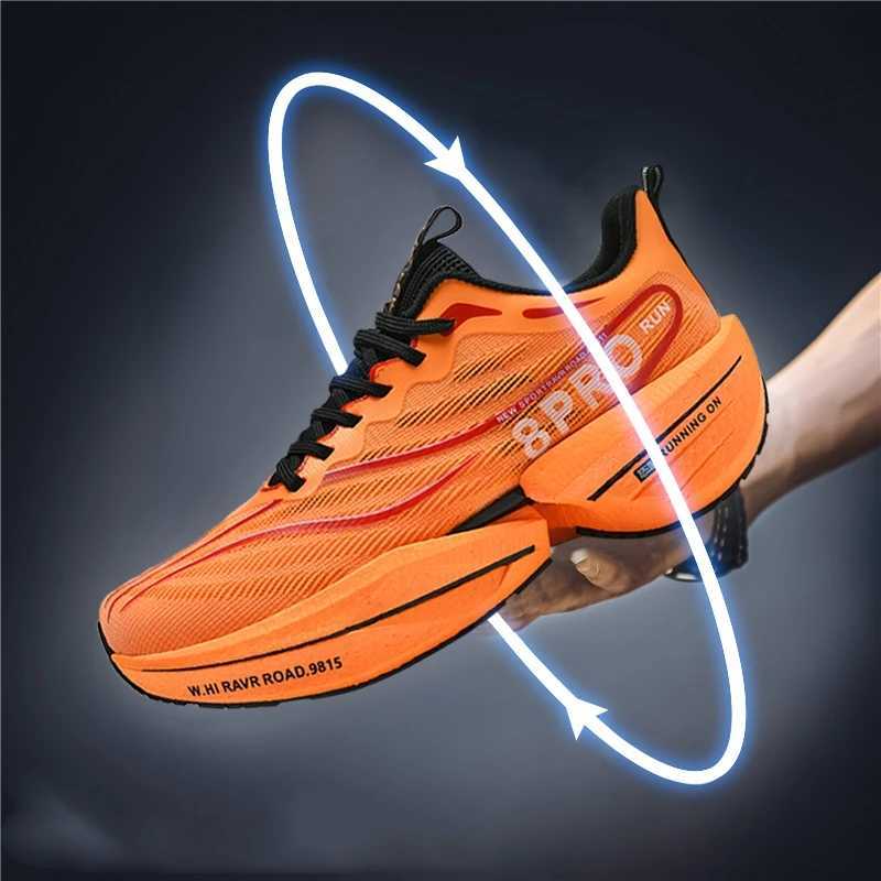 Marathon Men Sports Running Shoes Breathable CarbonPlate Women Comfortable Athletic Nonskid Training Tennis Sneakers Air Cushion Z250225