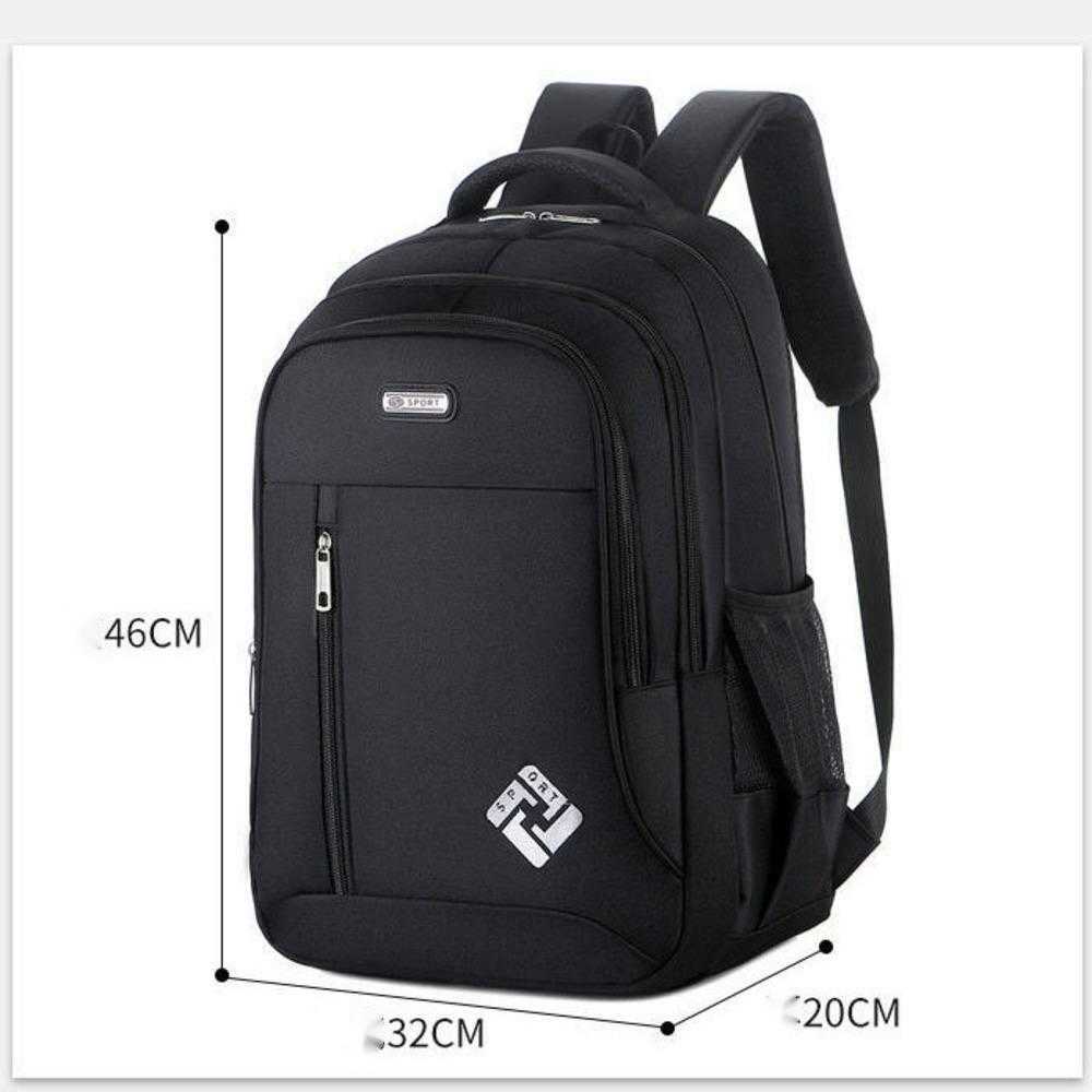 Korean Version Mens Schoolbag Capacity Junior High School Fashion Business Computer Day Backpack Travel Bag 241225