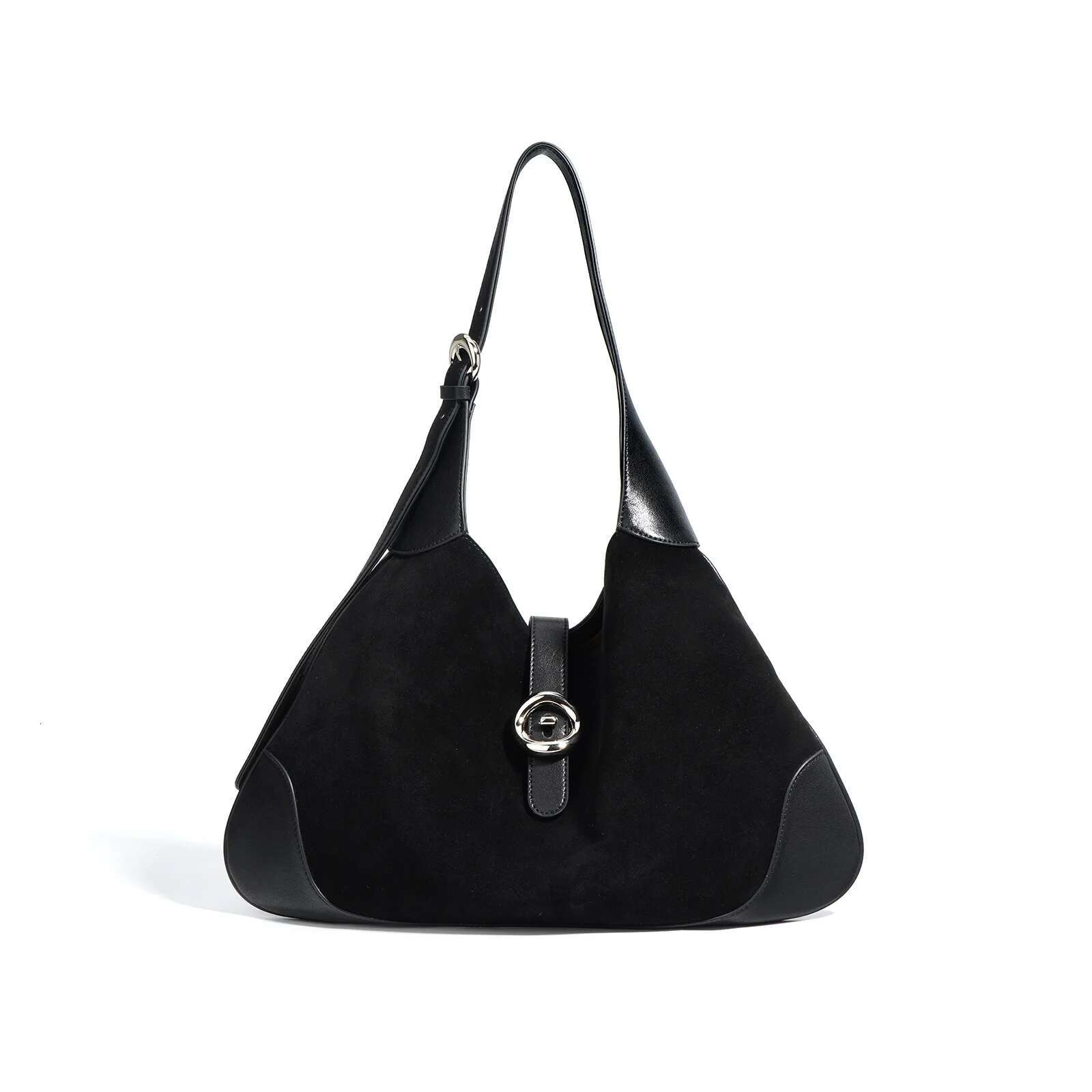 Fashion Bags 2025 Suede Leather Shoulder Bag Women's Bags Hand Ladies High Quality Of Half Moon Tote Bag