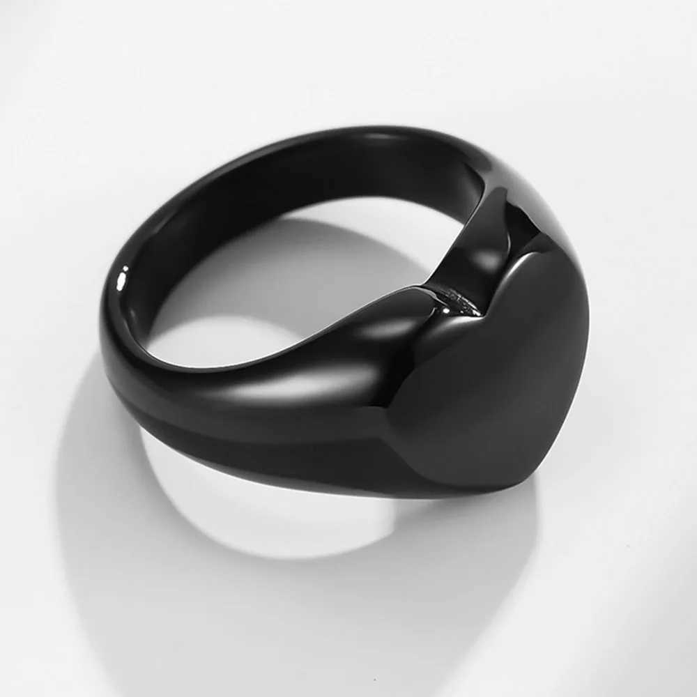 Cute Round Rings for Wen Stainless Steel Simple Geetric Finger Vintage Fishion Excellent Quality X250220