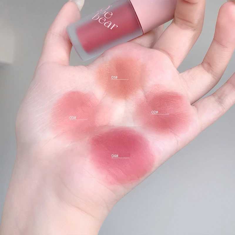 Multi function B brush makeup mud lines cheeks lipstick mud durable velvet matt monochrome cream redW250220