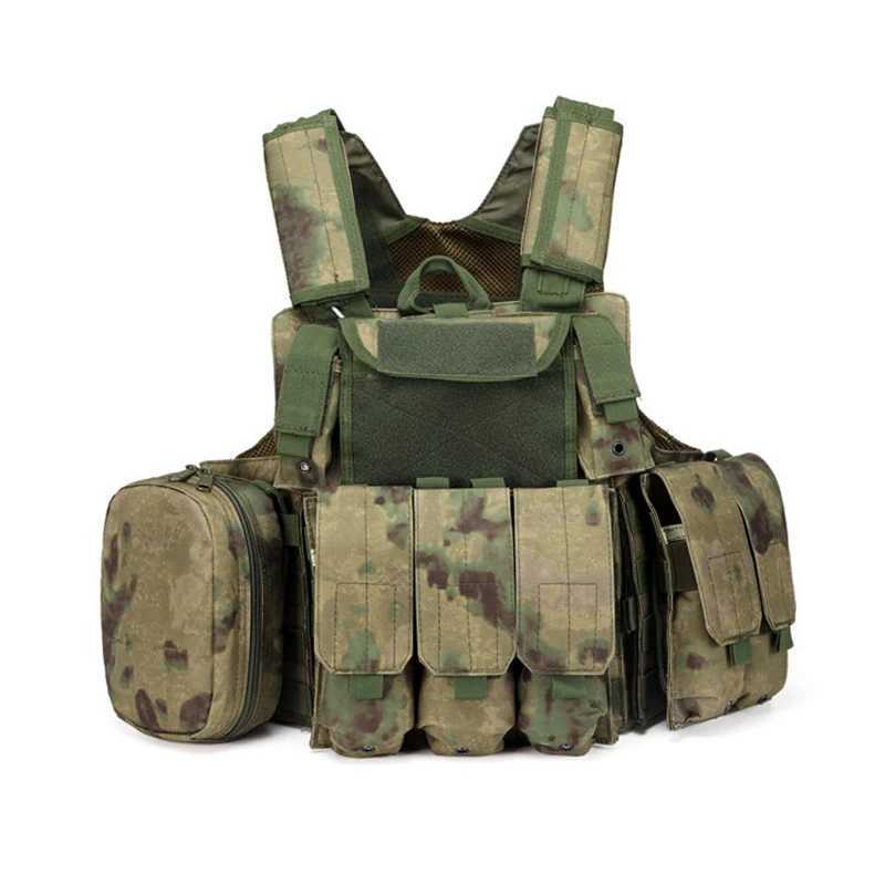 Airsoft Tactical Vest Molle Combat Assault Plate Carrier Tactical Vest CS Outdoor Clothing Hunting Paintball VestXJ250219