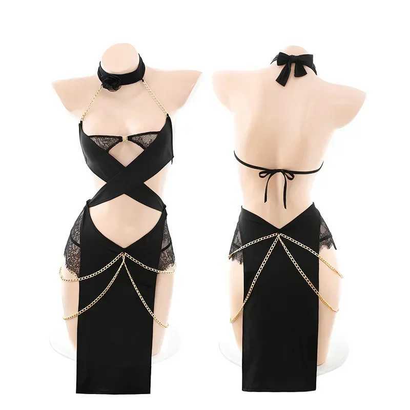 Erotic Mesh Lingerie Set Women Sexy Lingerie Cosplay Witch Uniform Set Sensual Lingerie Sex Suit Hot Porn Exotic Costumes W250220