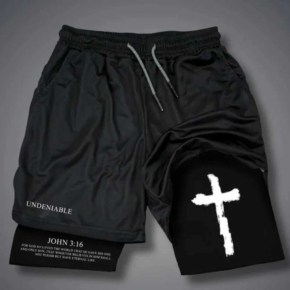 Mens John Cross Performance Shorts Quick Drying 2 in 1 Y2K Running Athletics X250220