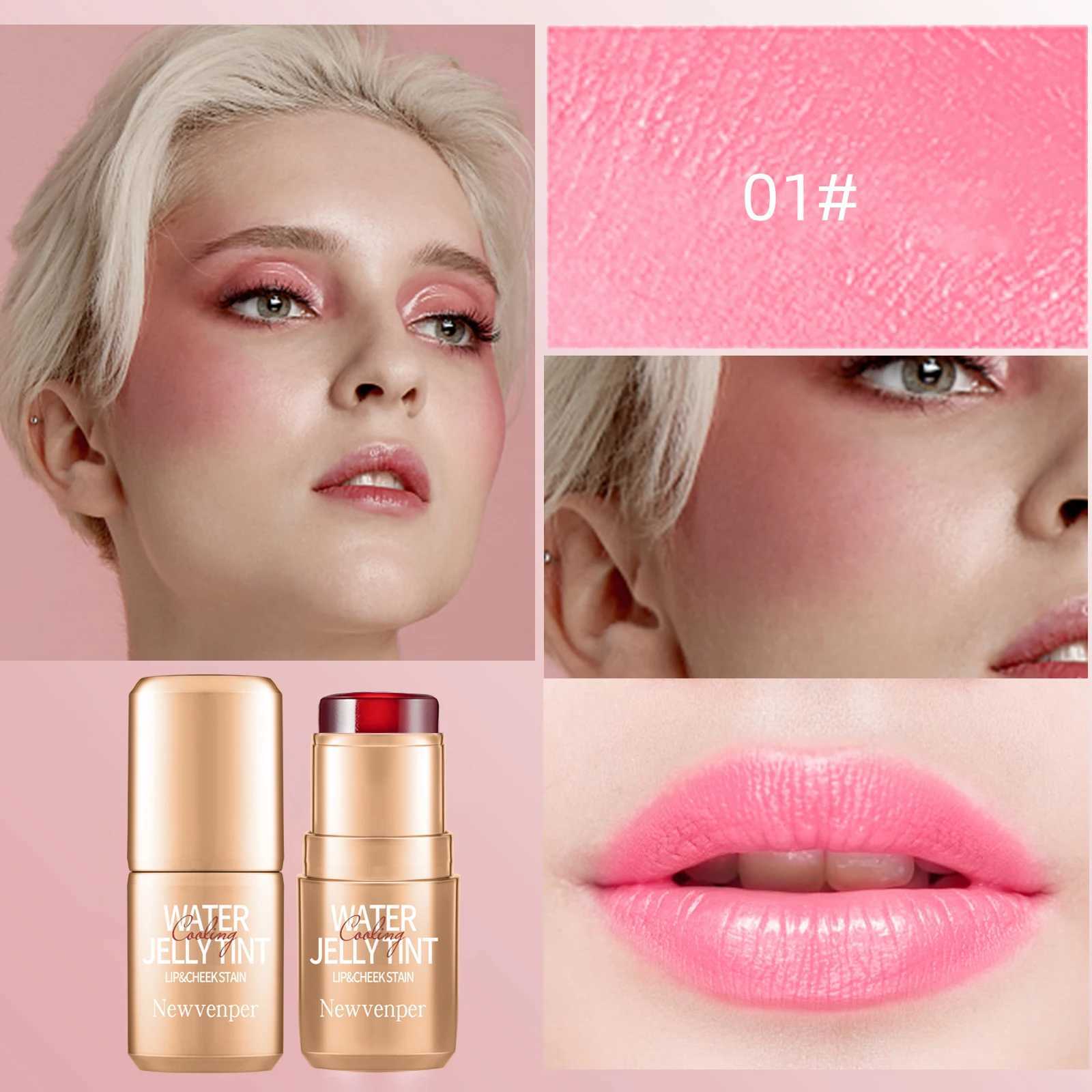 Newvenper Durable Waterproof Water Jelly Tint B Stick For Face and LipNon-stickyLong LastingMoisturizingNourishingW250220