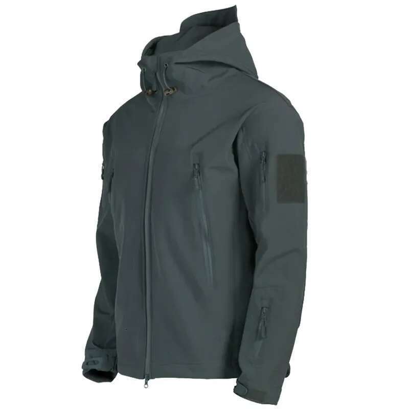 Men's and women's waterproof jacket, soft shell fleece, windproof, waterproof, breathable, warm, hooded, new series 2024