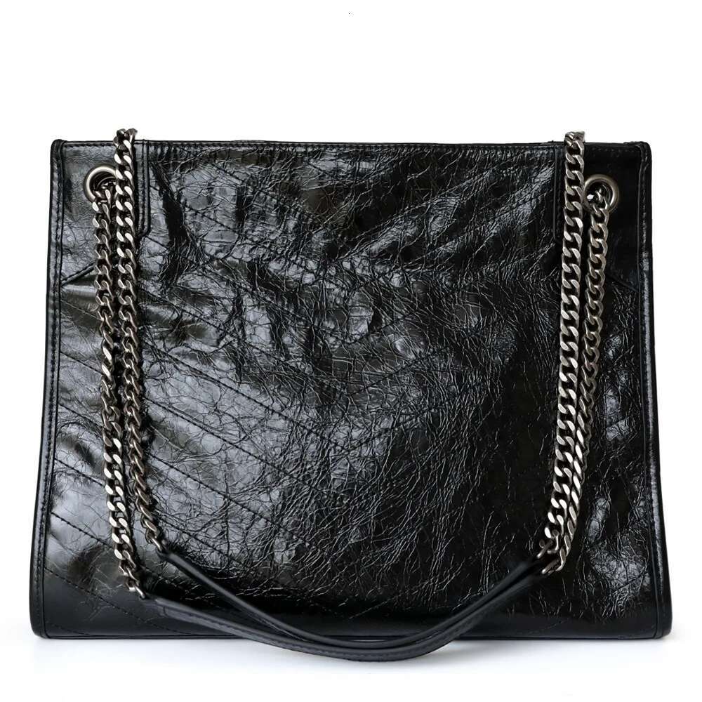 2023 Large Capacity Women Genuine Leather Shoulder Designer Texture Female Handbags High Quality Fashion Bucket Bag