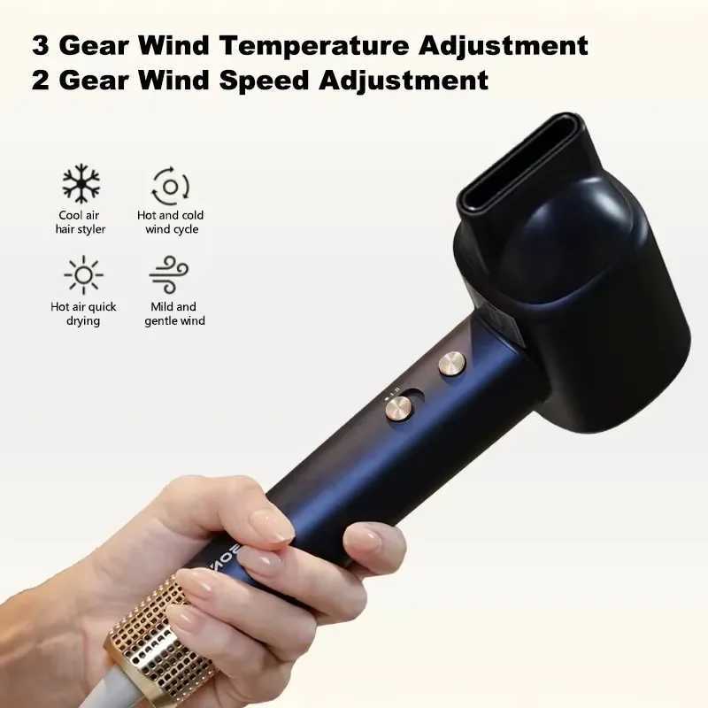 0000Rpm High Speed Hair Dryer Negative Ion Hair Care Constant Temperature and 800W Powerful Wind Low Noise Styling Tool W250220