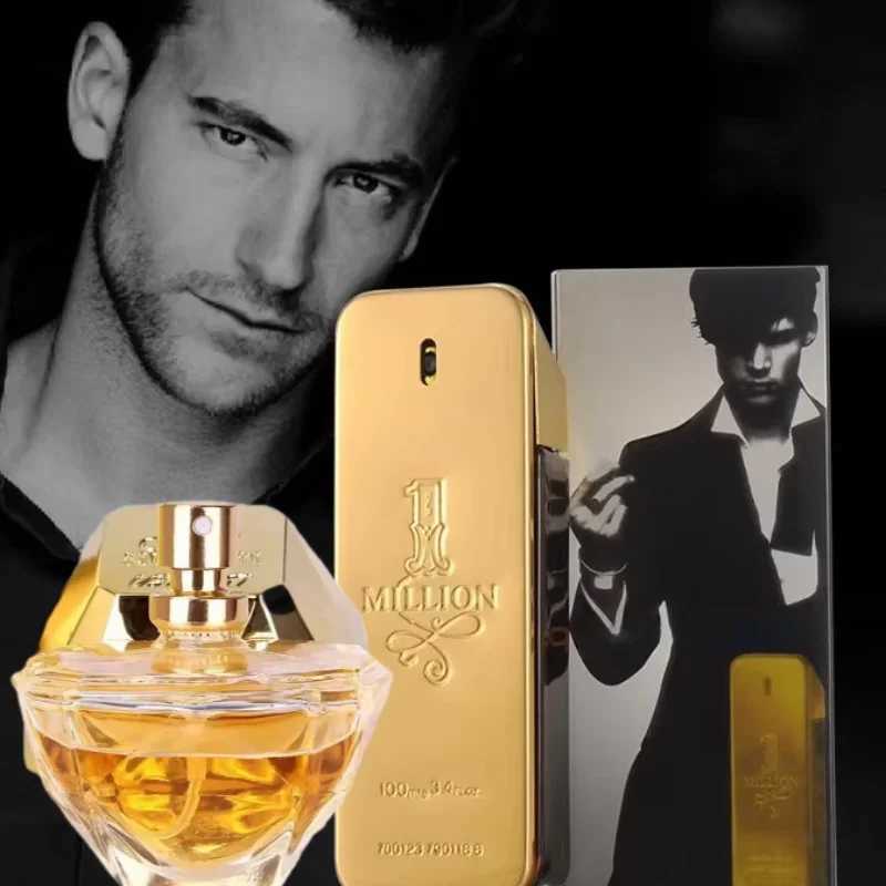 New Gold Millionaire Prive Mens Perfume 100ml Seductive Wood Leather Fragrance Lasting Fragrance High-end Valentines Day GiftXJ250220