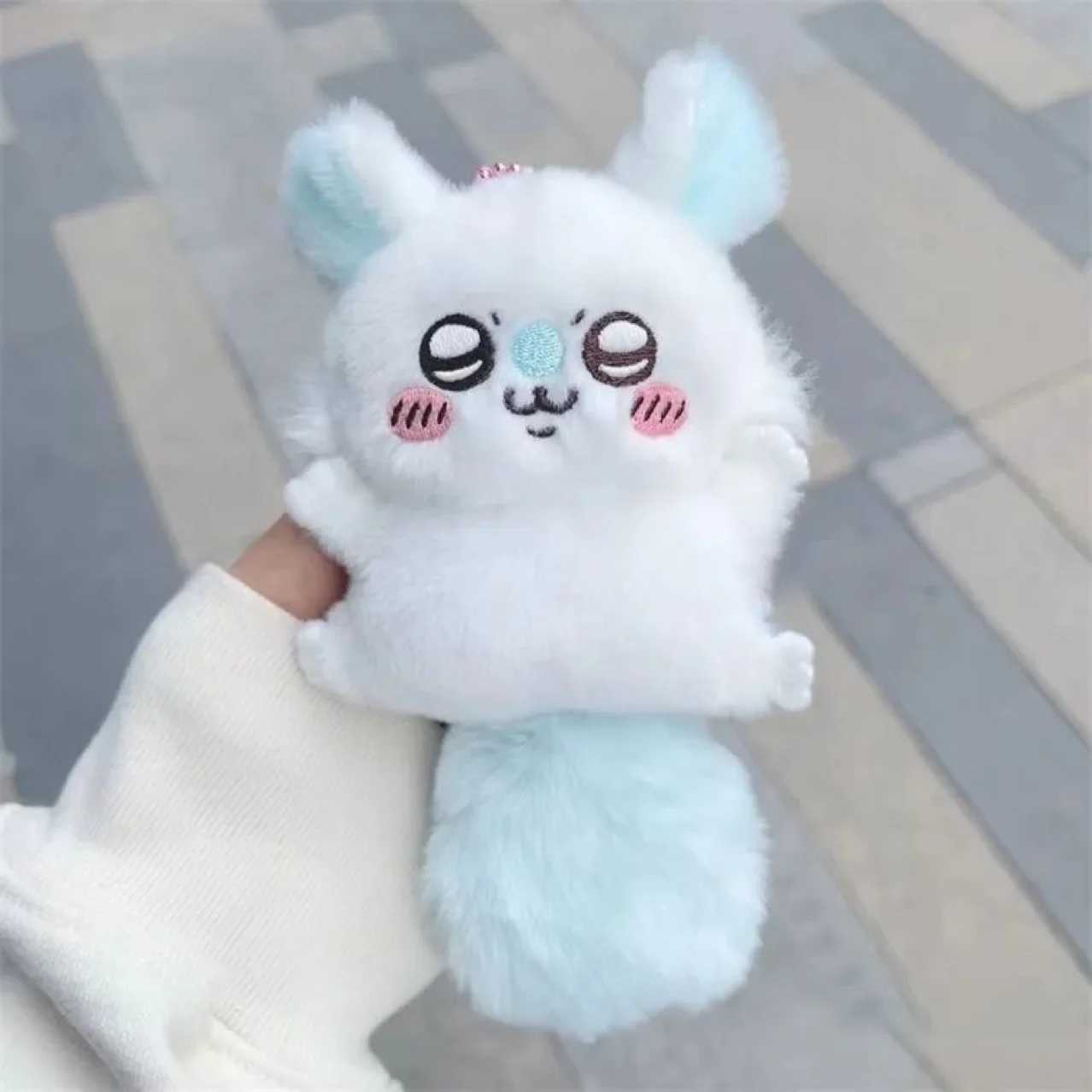 MINISO Chikawas Plush Pendant Toy Fluffy Doll Stuffed Kawaii Anime Figure Plushie Peluche Bag Pendant For Kid Girl Gift W250219