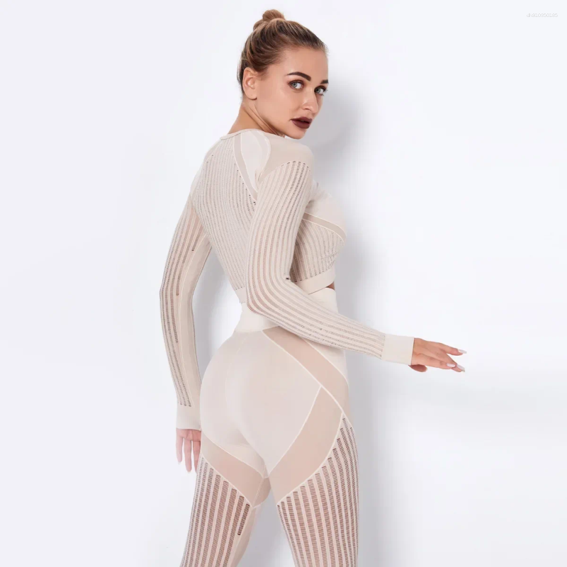 Active Sets Fitness Clothing Training Sporty Leggings Set Gym Wear Woman Yoga Pants Suit Workout Clothes Women's Sports Kit Sportswear