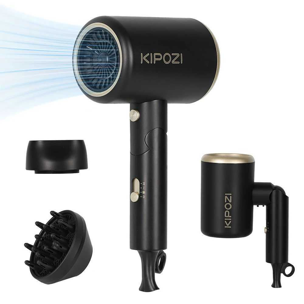 KIPOZI Folding Hairdry 875W Low Noise Constant Temperature Quick Drying Suitable For Home Travel Hair Dryer Dormitory Blow Three W250220
