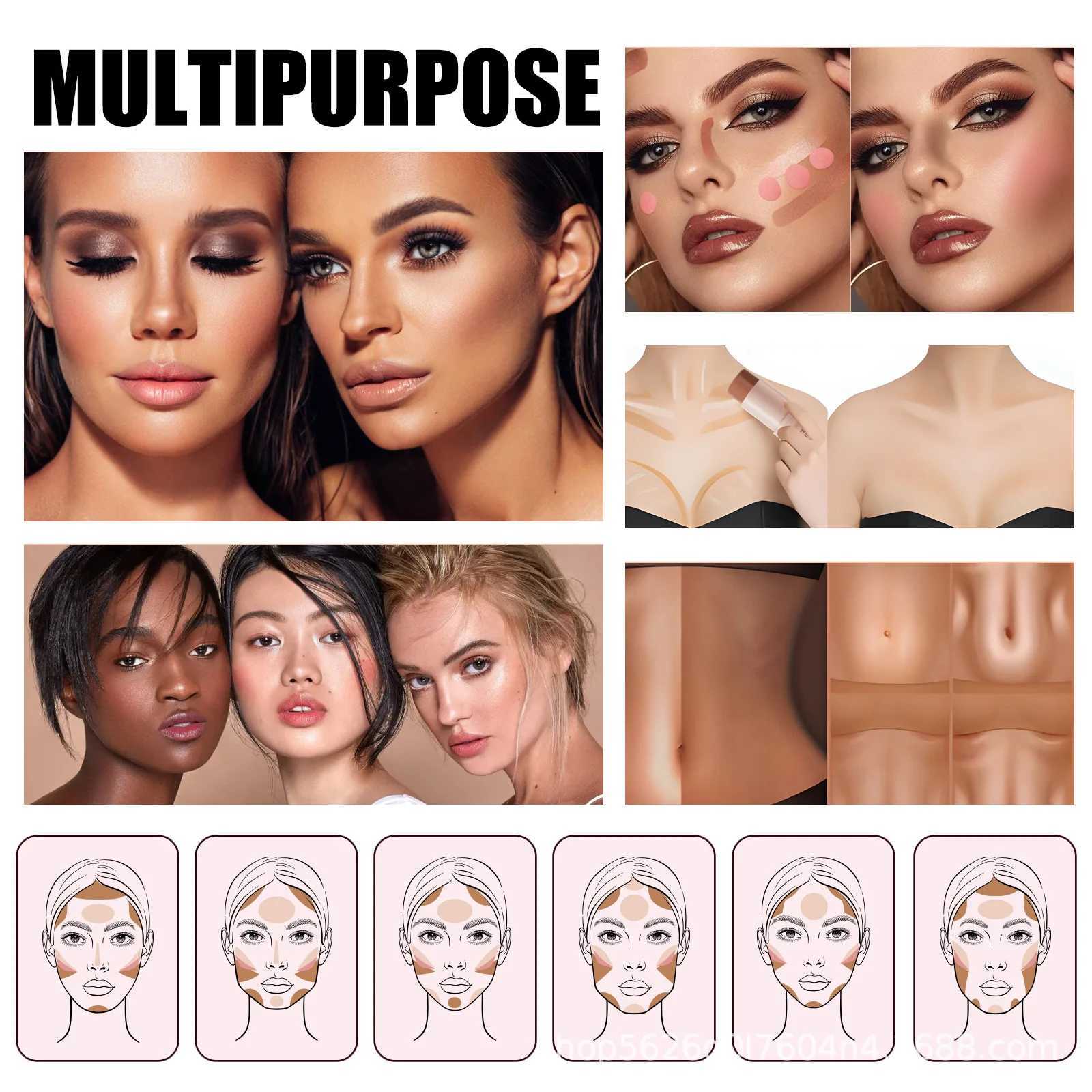 Mask B Stick Highlight Stick Three-dimensional Brightening Shadow Stick Contour Reclining Silkworm Face Base MakeupW250220