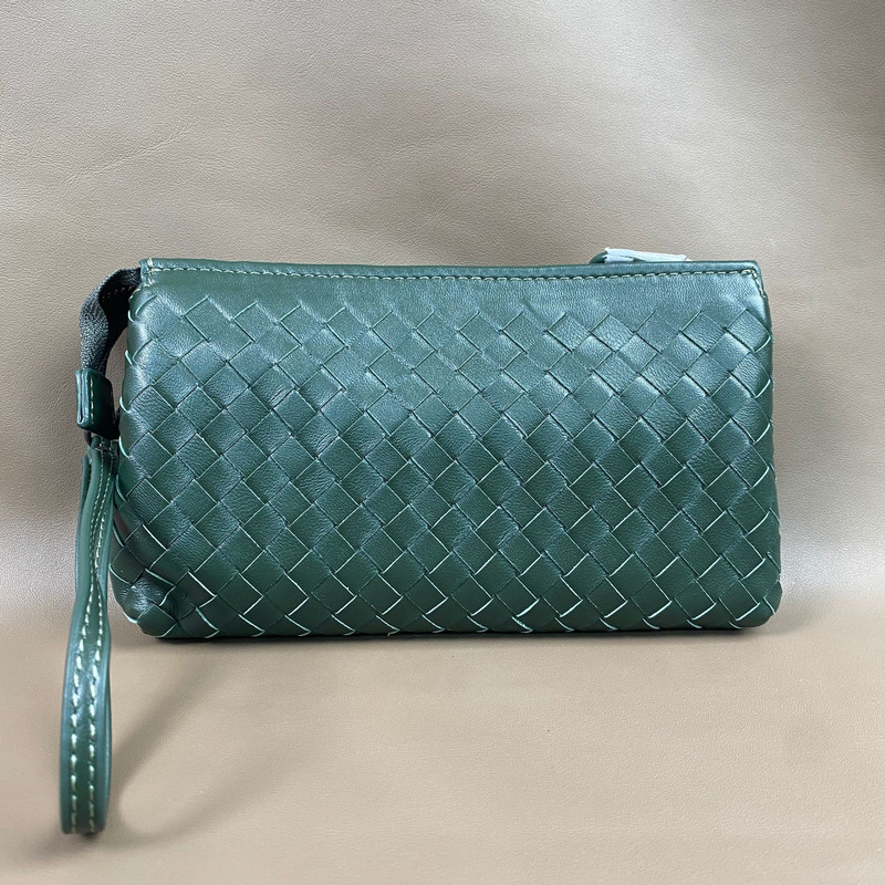 Mobile Phone Crossbody Lightweight Soft Leather, Small Capacity Chain Woven Women's Bag, Long Handbag, Fashionable