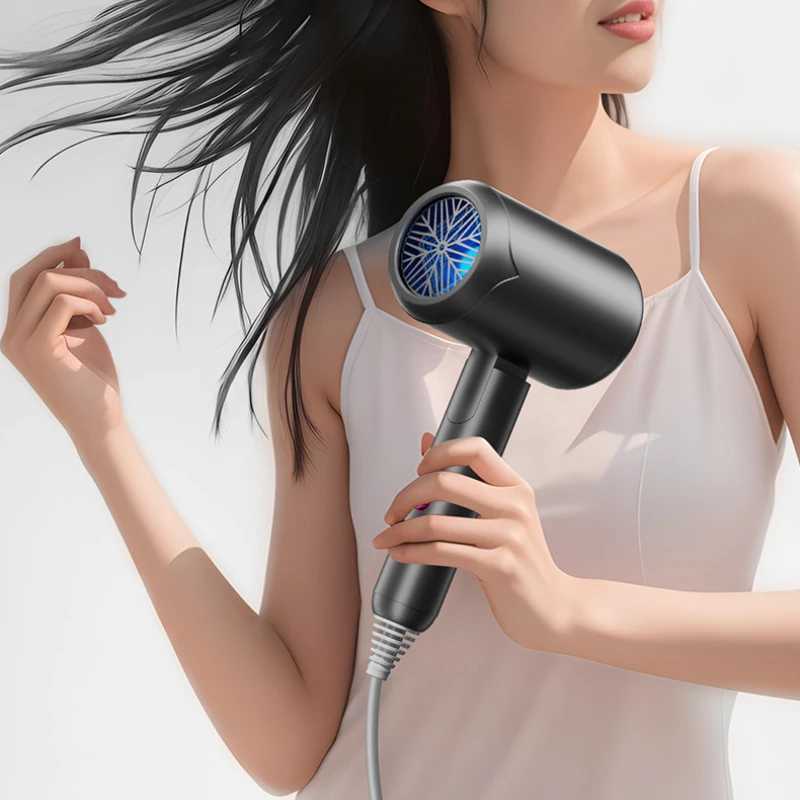 Portable Hair Dryers Anion Foldable Household Quick-Drying High-Power Negative Ion Salon Low Noise Hair Dryer W250220