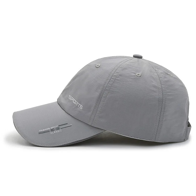 Quick Drying Solid Baseball Cap Sunscreen Breathable Adjustable Cycling Hiking Fishing Sports Trucker Hat For Women Men 250218