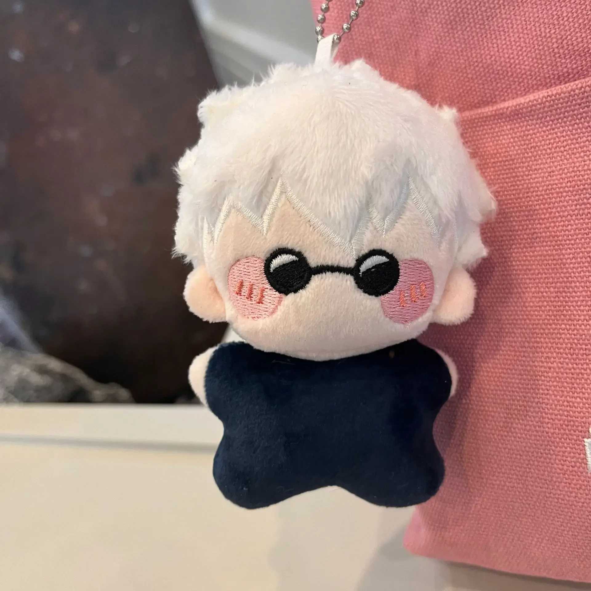 Mini Jujutsu Kaisen Plush Doll Gojo Keychain Suguru Anime Peripheral 12cm Plushie Toy Nanami Soft Cosplay Starfish Body Toy Gift W250219