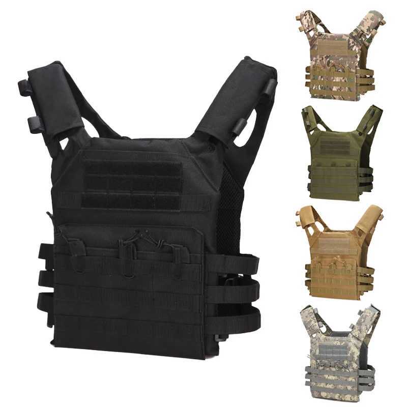 Tactical Vest Waterproof Outdoor Body Armor Lightweight Adjustable JPC Molle Plate Carrier Hunting Vest CS Game Jungle GearXJ250219
