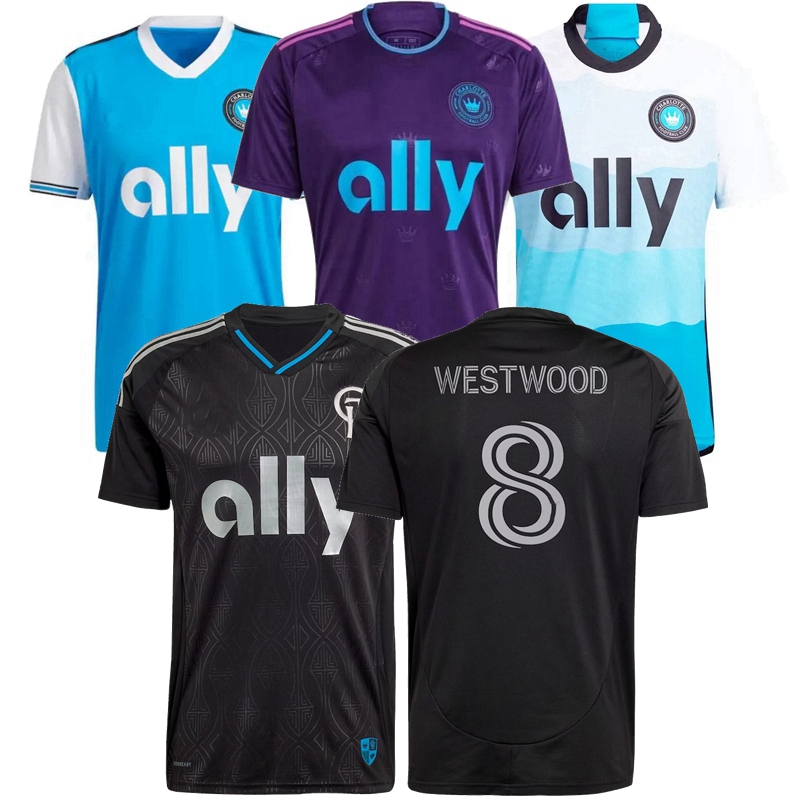 2023 2024 2025 2026 CHARLOTTE Soccer Jerseys PEP BIEL ARFIELD REAM MALANDA WESTWOOD ZAHA ABADA VARGAS Player Fans version football men and kids shirt