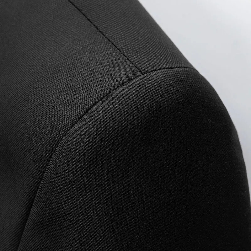 Mens Business Casual MAO Suit Fashion Handsome Solid Color Wedding Match Everything Blazer Pink Mens POLYESTER 250220