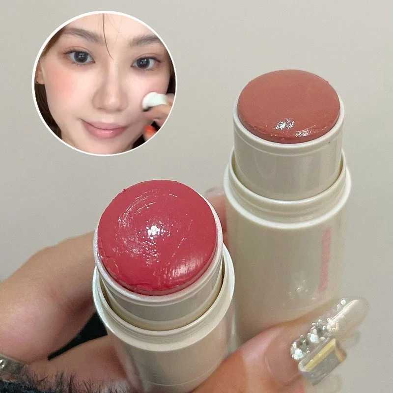 Double-ended B Stick Sponge Soft Face Brightening Water Light High Gloss Cream 2 in 1 Peach Pink Cheek Tint Makeup CosmeticsW250220