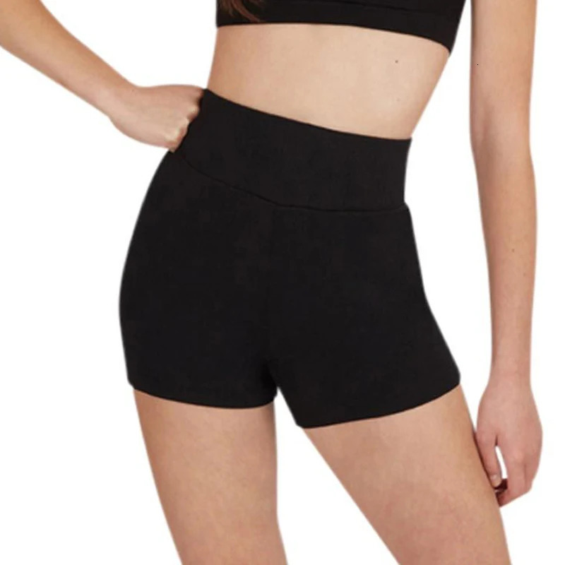 OVIGILY Women High Waisted Shorts Adults Black Exercise Pants for Dance Practice Wear Fitness Shorts Girls Gymnastics 250214
