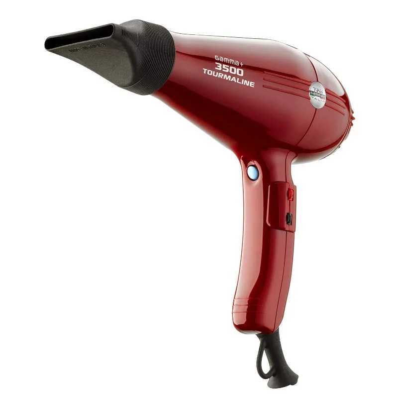 3500 Professional Salon Tourmaline Ionic Hair Dryer 2 Nozzles 6 Heat/Speed Settings W250220
