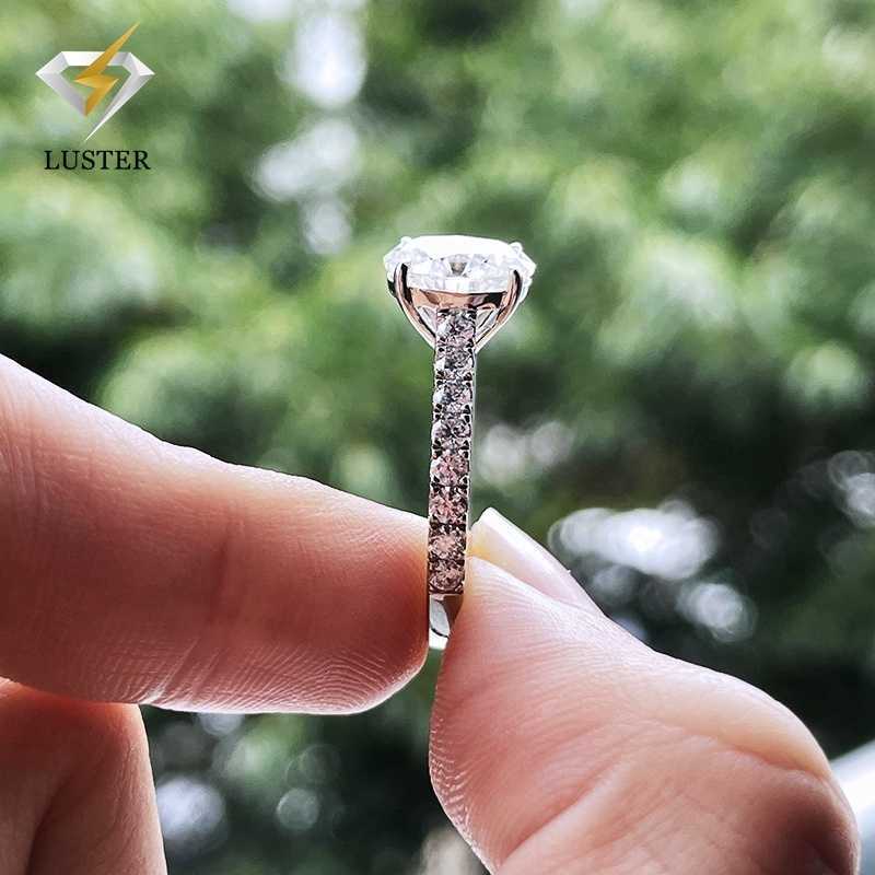Luster Oval Cut Moissanite With Certificate 2ct Vvs Moissanite Diamond Wedding Ring