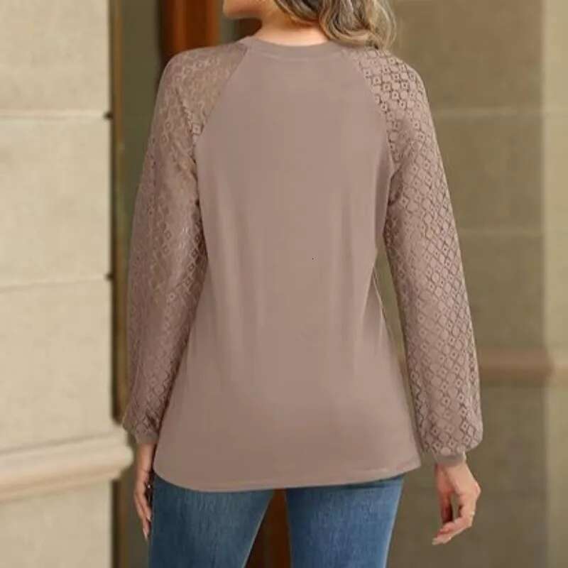 Solid Casual Loose For Women Fashion 2024 Autumn Vintage Women's Oversized Shirts And Blouses Elegant Youth Female Tops
