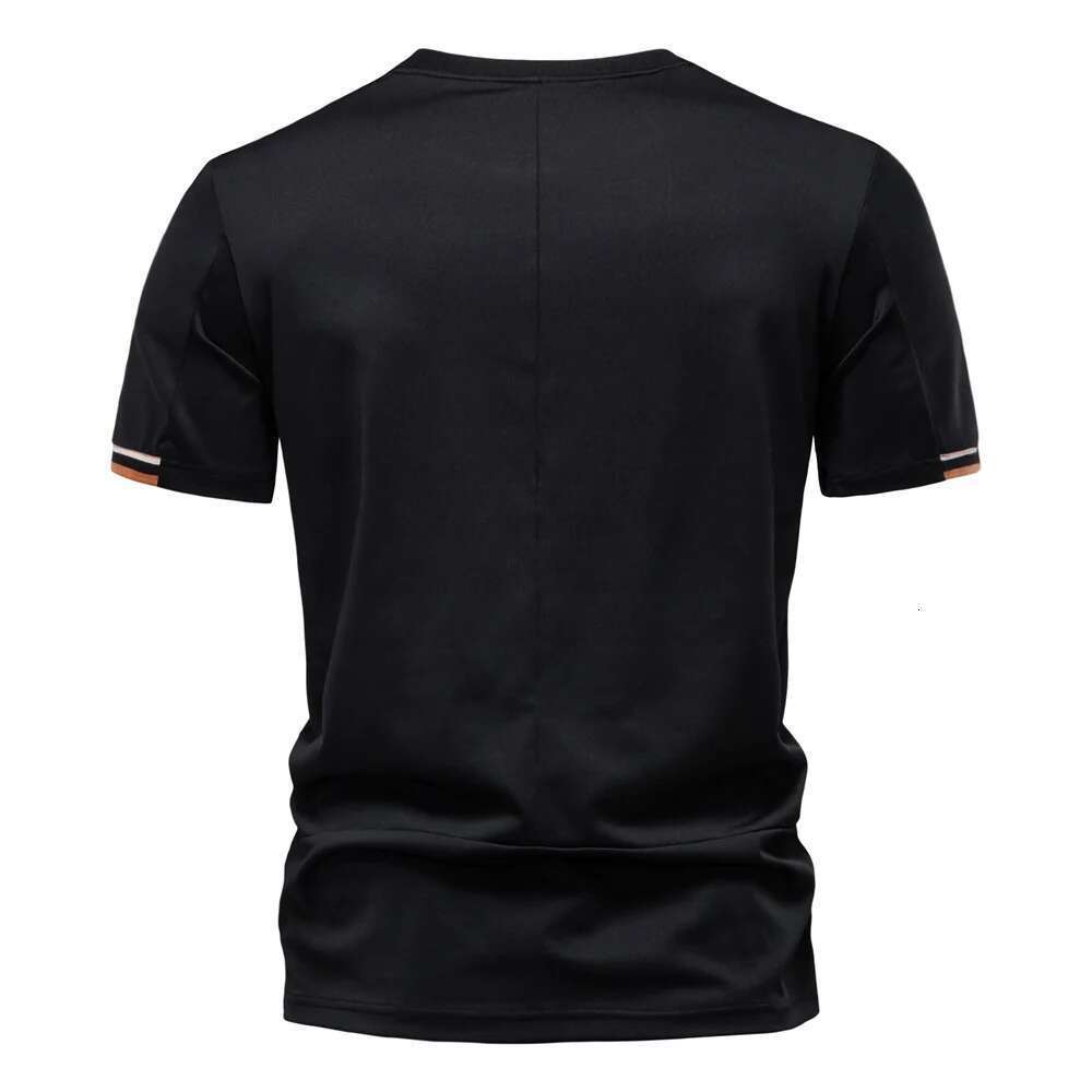 AIOPEAON-Round Neck T-Shirt for Men, Casual, High Quality