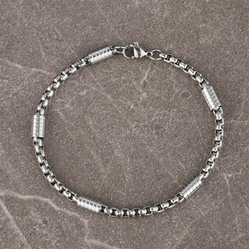 Classic Cu Cuban Bracelet for Men Jewelry Stainl Steel Dragon Link Chain Bracelets Hand Jewelry GiftsXJ250219