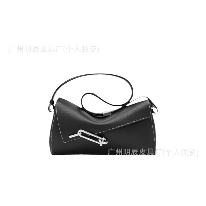 Tadfab Lock Box Interlock Colored Small Square Niche Fashion Versatile Mens And Womens Crossbody Armpit Bag