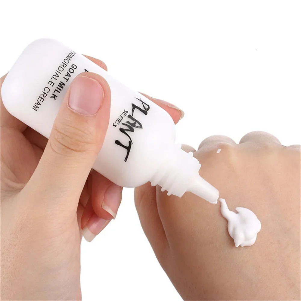 Matte face liquid basic goat milk cream natural whitening full cover waterproof bright dark circle concealer 250217